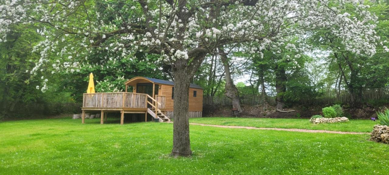 Roulotte Escapade Nature A Morainville - Normandie Екстериор снимка