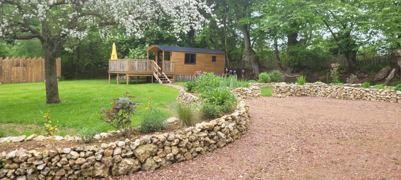 Roulotte Escapade Nature A Morainville - Normandie Екстериор снимка
